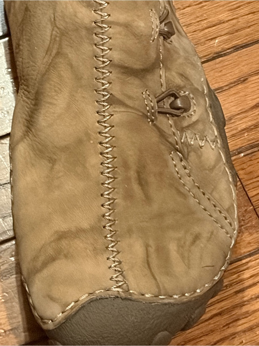 Clarks Momo Spirit Brown Leather Loafers Slip On Shoes Men’s Size 12 Moccasin - Picture 6 of 14